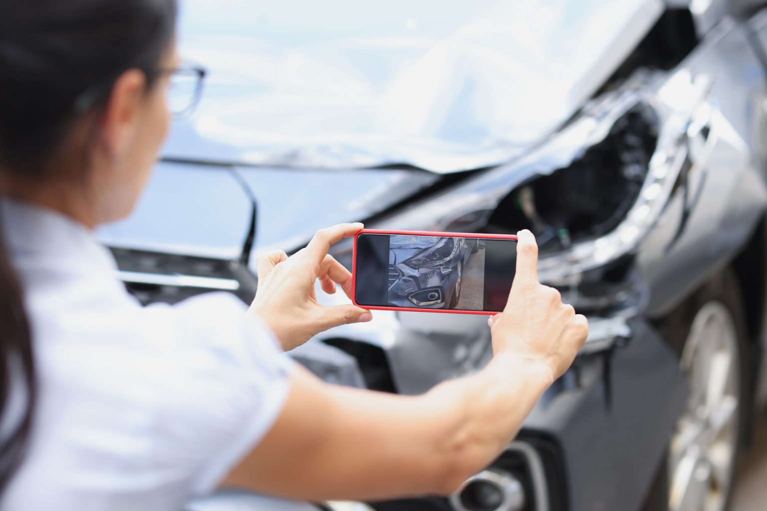 Scene of a personal injury accident