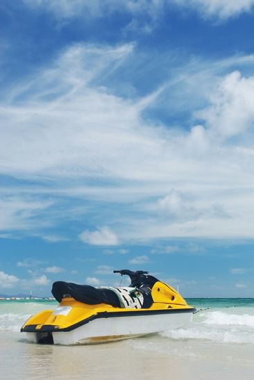 Jet ski on the water